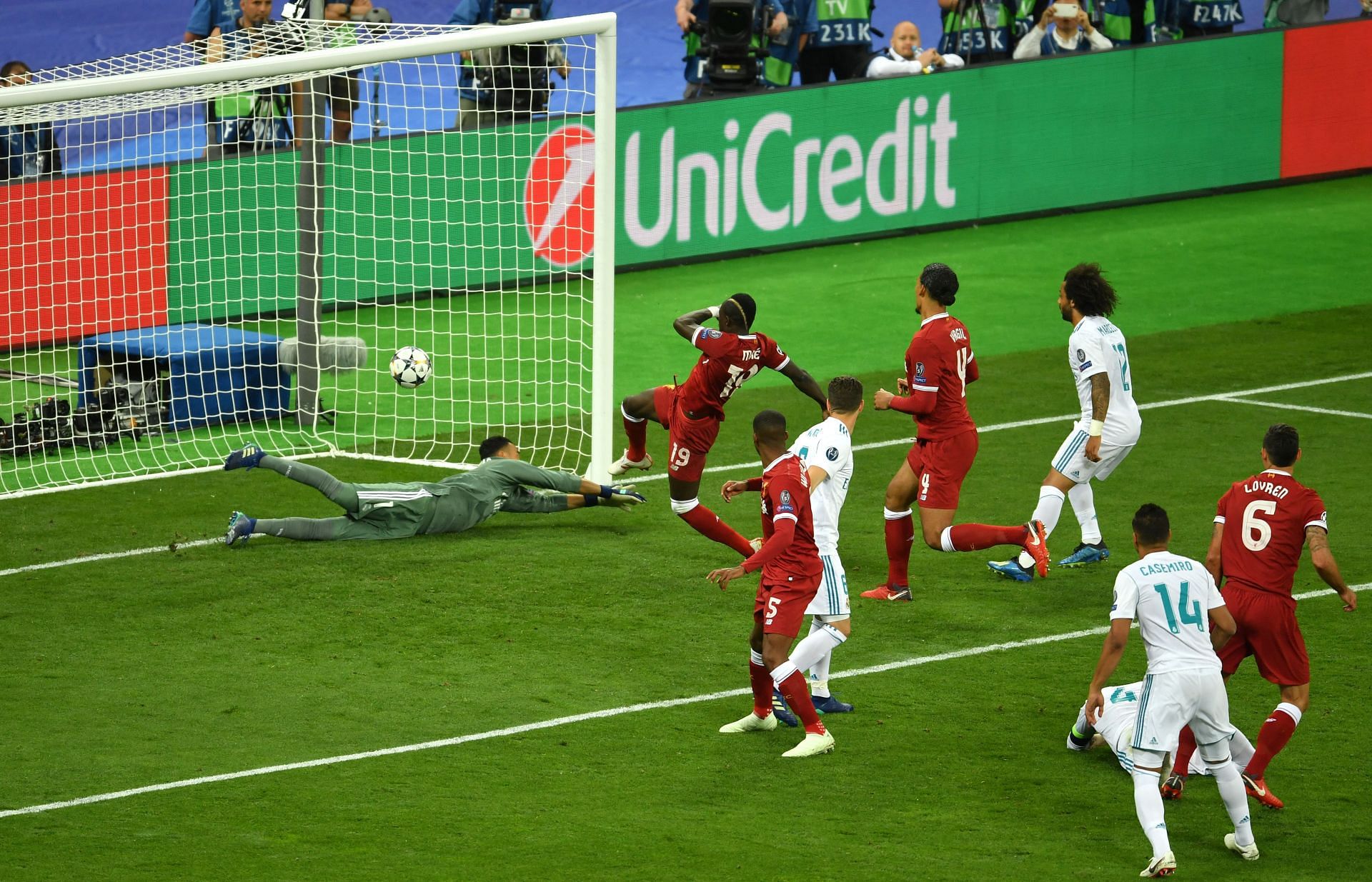 Mane scored against Los Blancos in the UCL final in Kiev